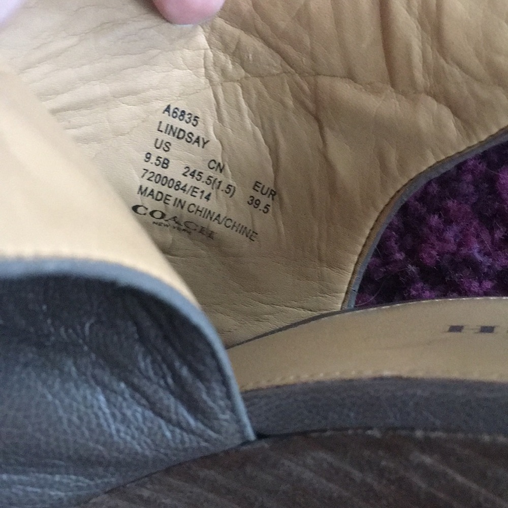 Coach Peep Toe Wedges - Picture 7 of 7